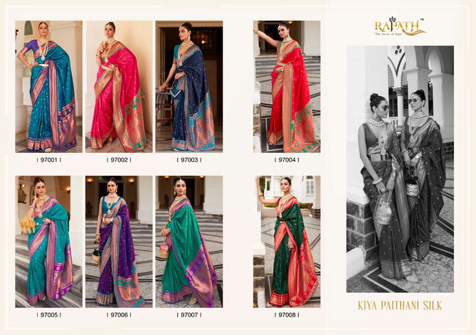 Kiya Paithani Silk By Rajpath Peshwai Paithani Silk Designer Saree Catalog